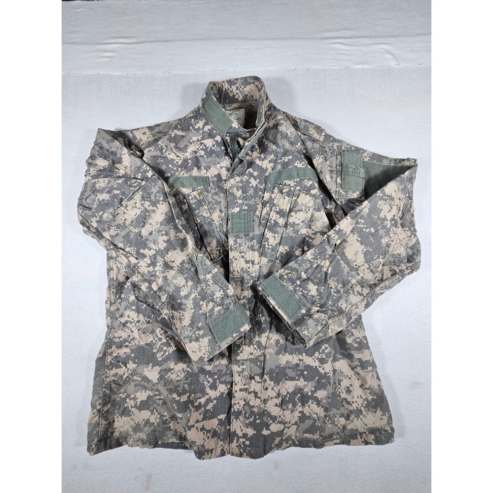 US Army ACU Combat Uniform Coat UCP Digital Camo Flame Resistant Medium Long
